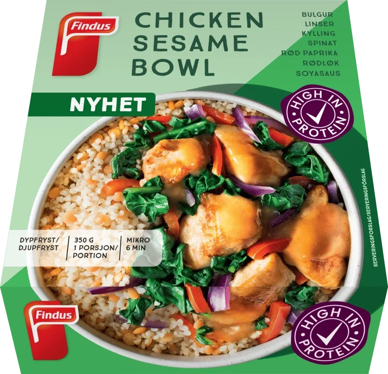 Findus Kylling Sesam Bowl 350g