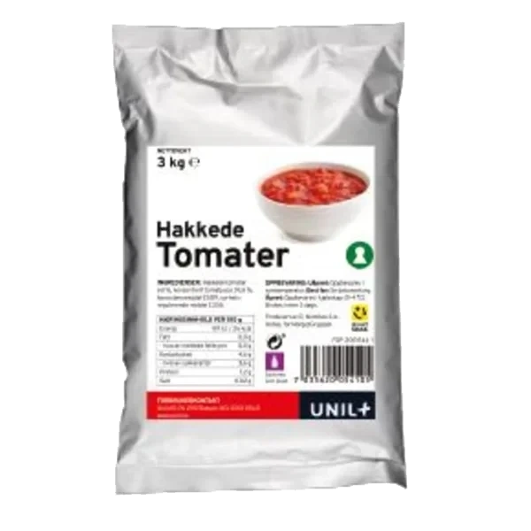 Tomater Hakkede 3kg Unil+