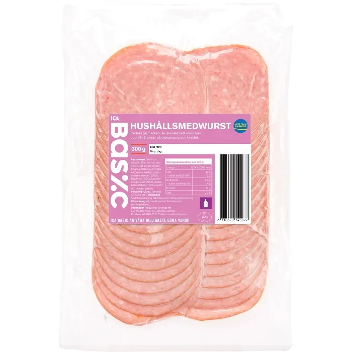 ICA Basic Hushållsmedwurst