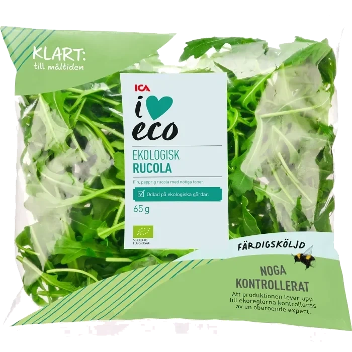 Rucola Sköljd Ekologisk 65g ICA I love eco