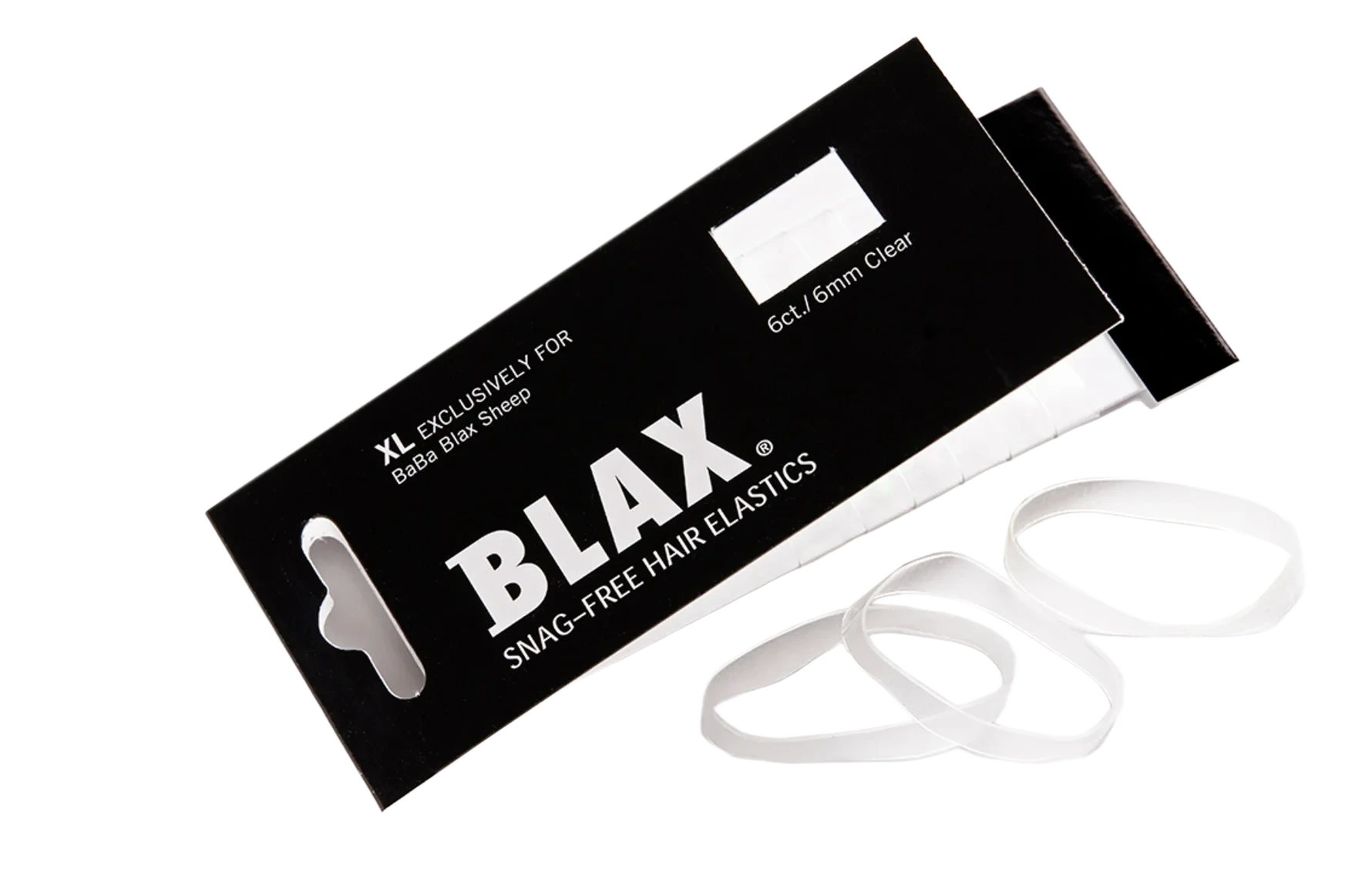 Blax Snag-Free Hair Elastics XL Clear