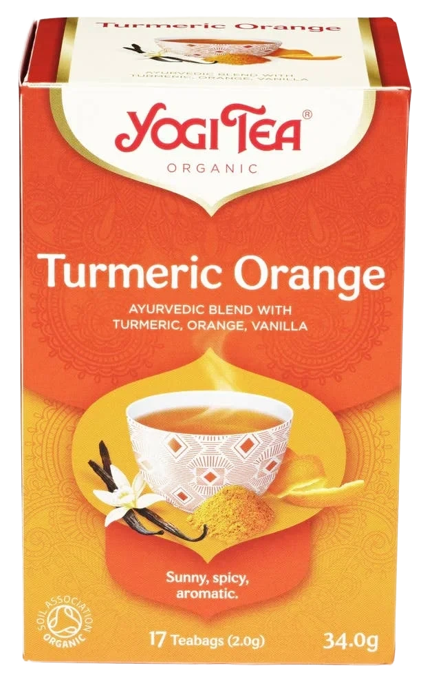 Yogi Tea Turmeric Orange Økologisk, 17 stk