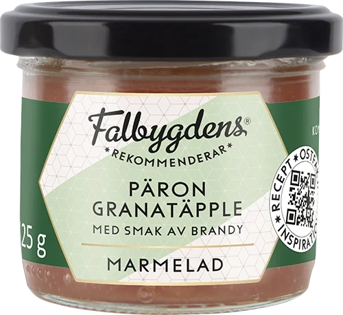 Päron/granatäpple med smak av brandy mar