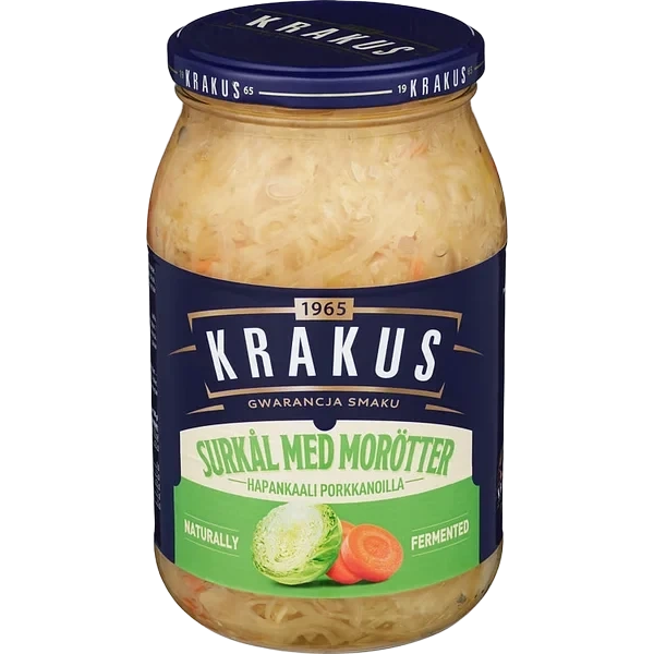Surkål med Morötter 900g Krakus