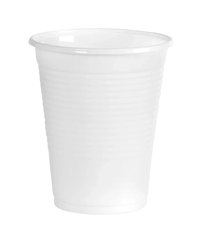 Plastbeger hvit 21cl pp  100stk