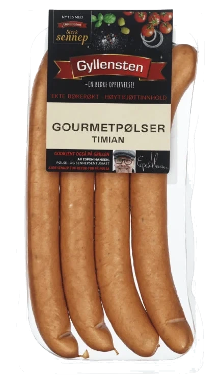 Gourmetpølse Timian 360g Gyllensten