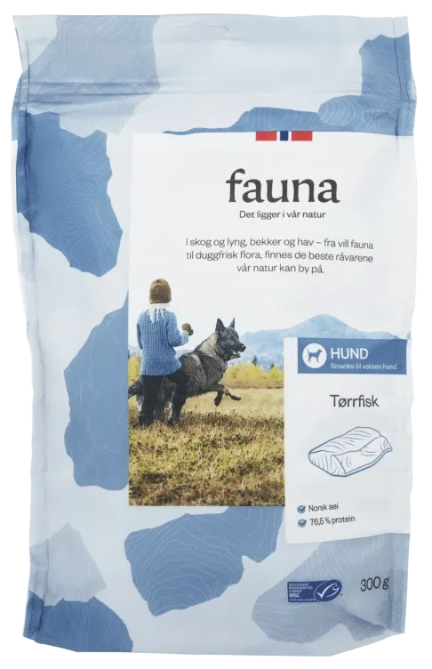 Tørrfisk 300g Fauna