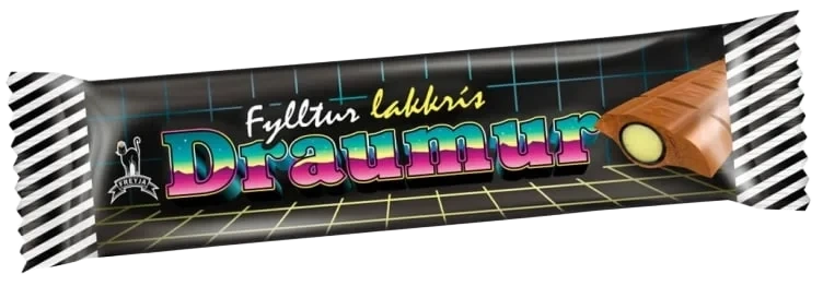 Draumur Lakris&Kokossjokolade 45g