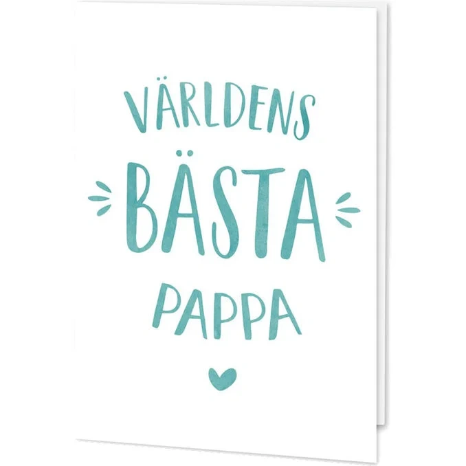 Kort: Världens Bästa Pappa