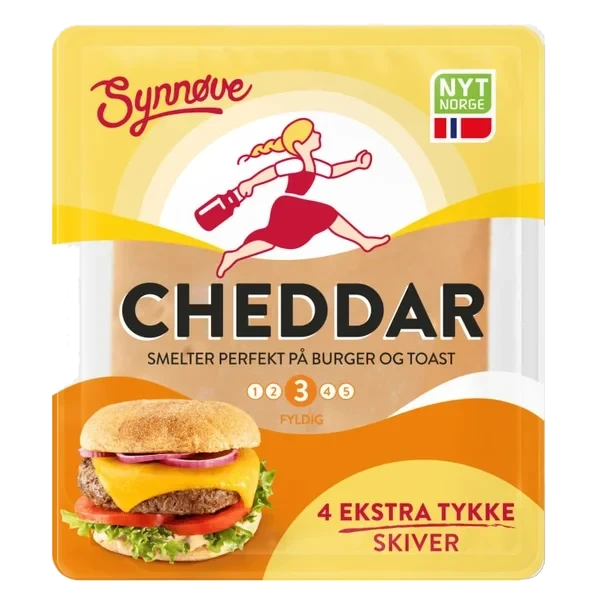 Cheddar Skivet 100g Synnøve