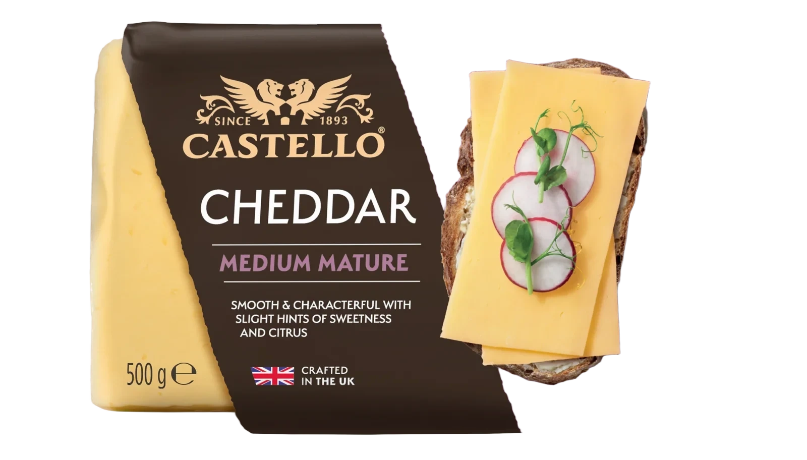 Medium Mature Cheddar 35% hårdost