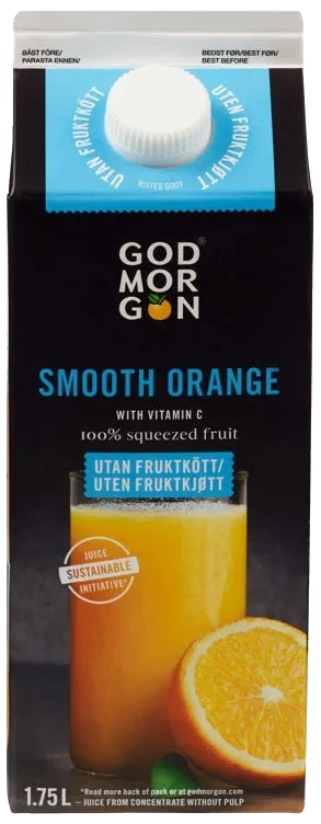 God Morgon Juice Smooth Appelsin 1,75L