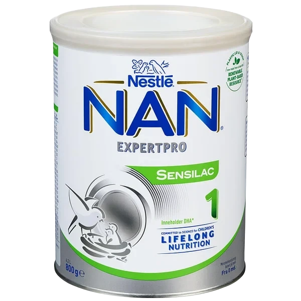 Nan Sensilac 1 fra 0mnd 800g Nestle