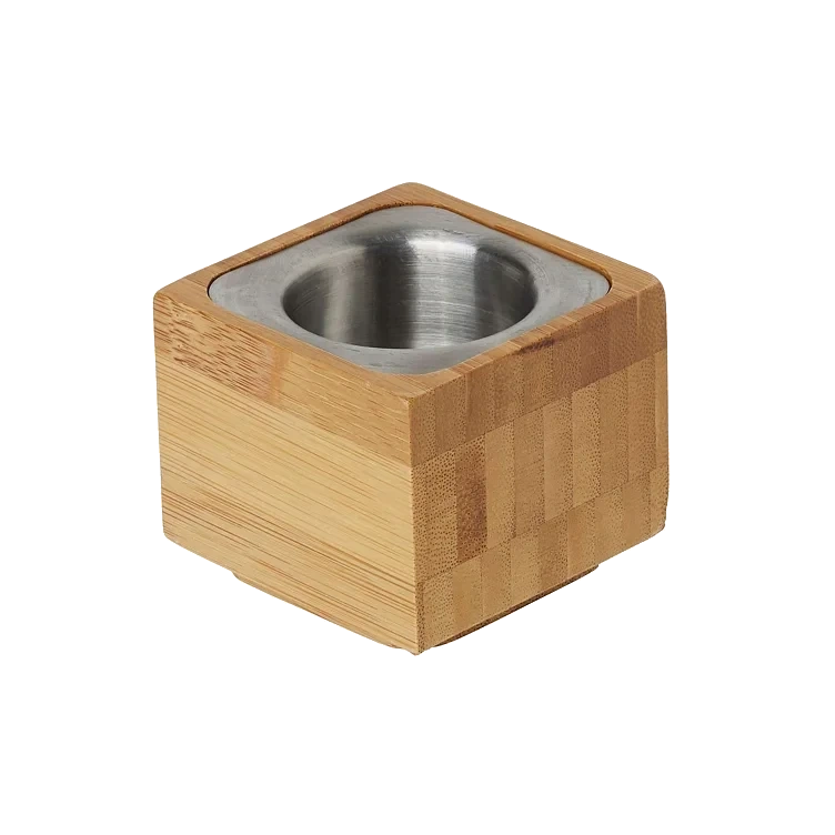 Lysholder 51x60mm bamboo  1stk