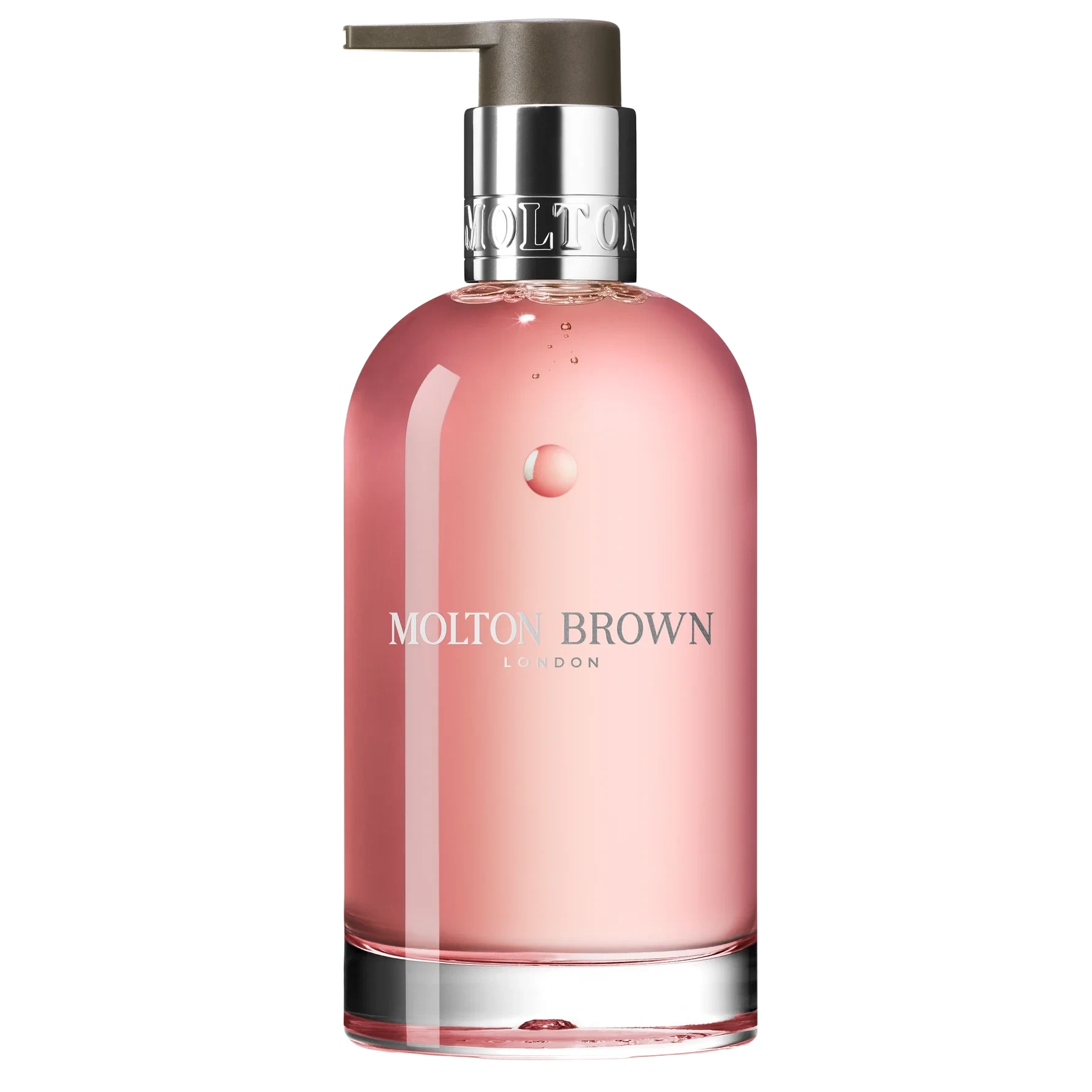 Molton Brown Delicious Rhubarb & Rose Fine Liquid Hand Wash Glass Bottle 200 ml