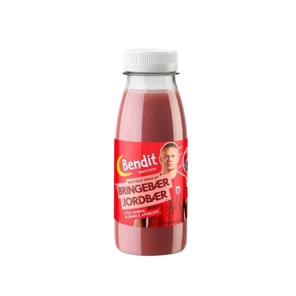 Smoothie Bringebær&Jordbær 250ml Bendit