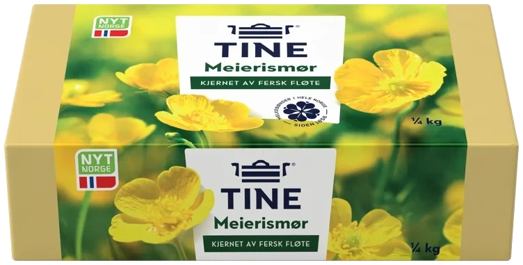 Ekte meierismør pk   250g