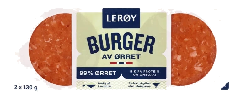 Ørret Burger 260g Lerøy