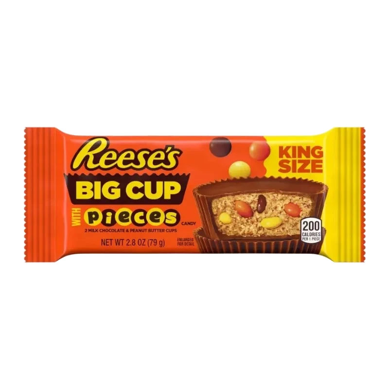 Reese's Peanut Butter Cups with Reese's Pieces King Size 79 g