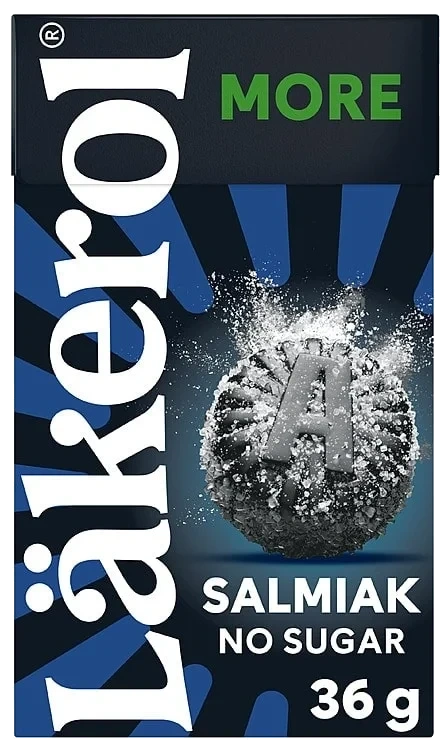Läkerol More Salmiak 30g