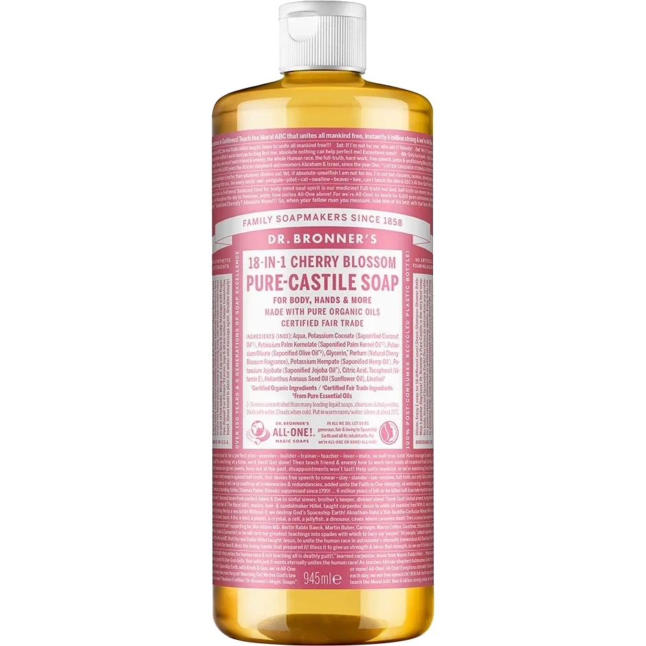 Dr. Bronner's Pure Castile Liquid Soap Cherry Blossom