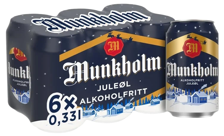 Munkholm Juleøl 0,33lx6 boks