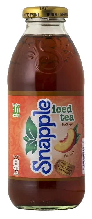 Snapple Peach 473ml flaske