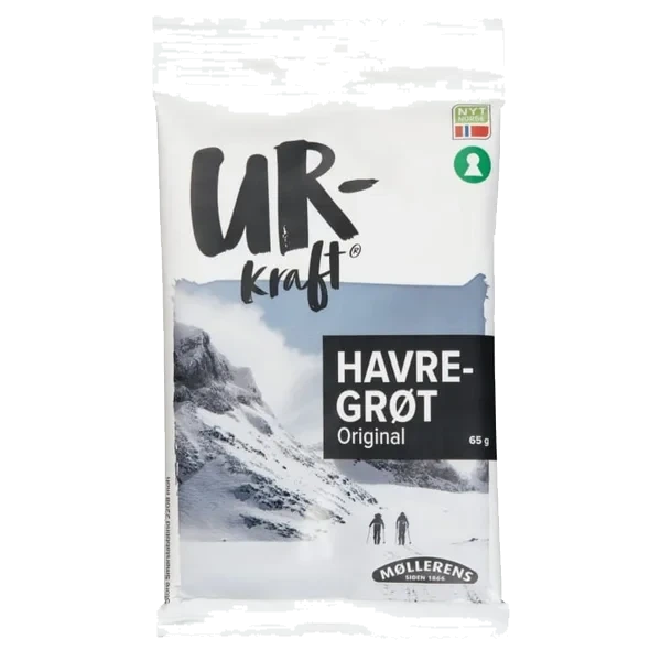 Havregrøt Original Urkraft 65g Møllerens Eske 100stk