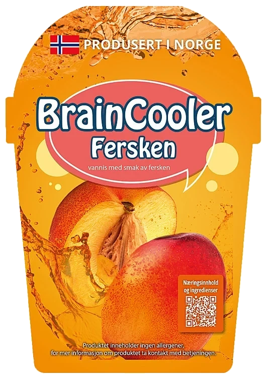 Braincooler slush fersken 1l