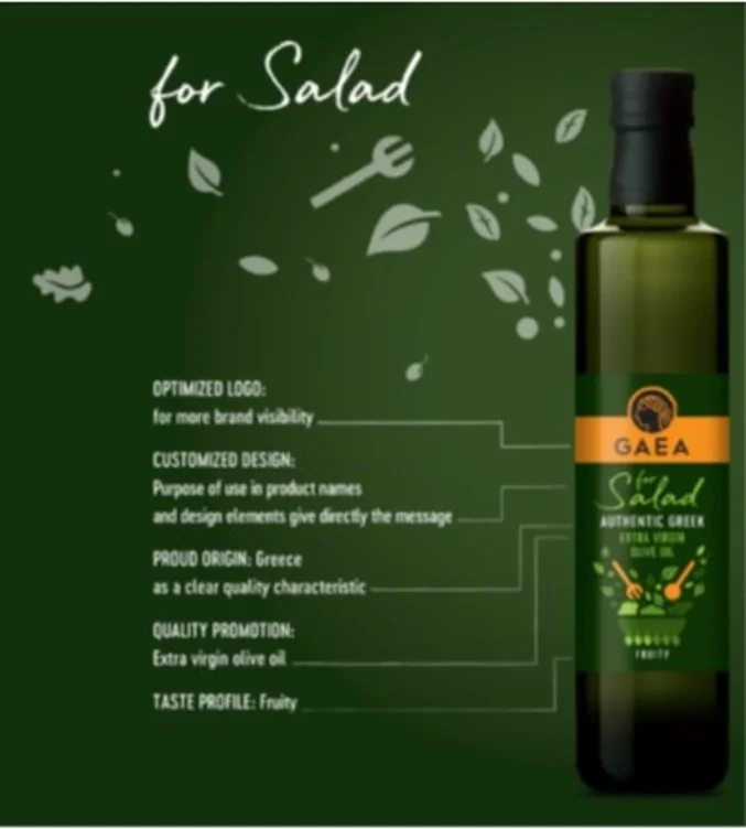 Olivenolje Ex.Virgin Salad 500ml Gaea