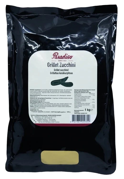 Paradiso Grillet Skivet Squash 1kg