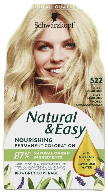 Natural & Easy 522 Lysblond Hårfarge