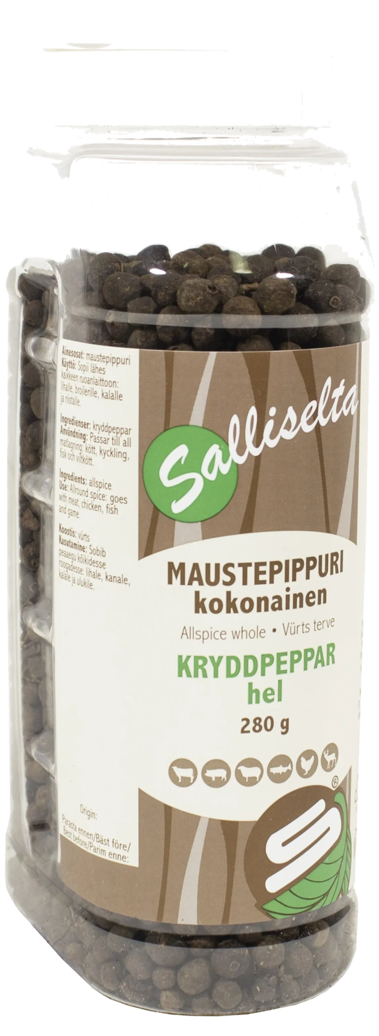 Kryddpeppar hel 280g