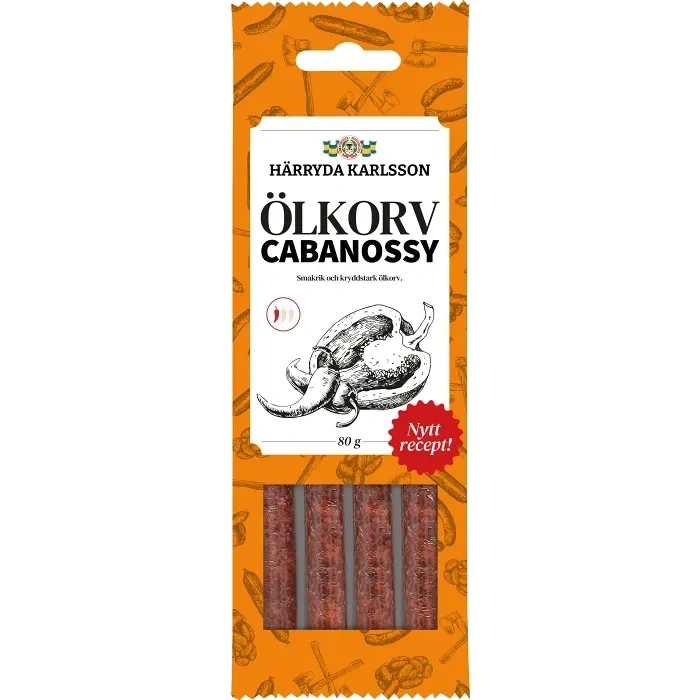 Ölkorv Cabanossy 80g Härryda Karlsson