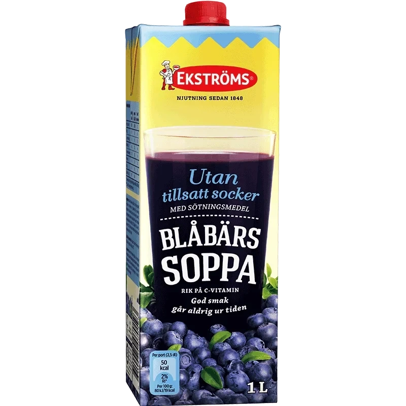 Blåbärssoppa Utan Tillsatt Socker