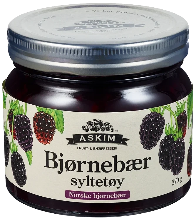Bjørnebærsyltetøy 370g Askim Frukt – og Bærpresseri