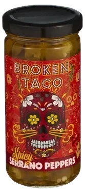 Broken Taco Spicy Serrano Peppers