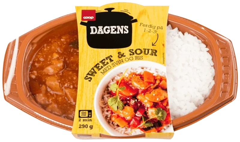 Coop Dagens Sweet & Sour med Svin & Ris 290g