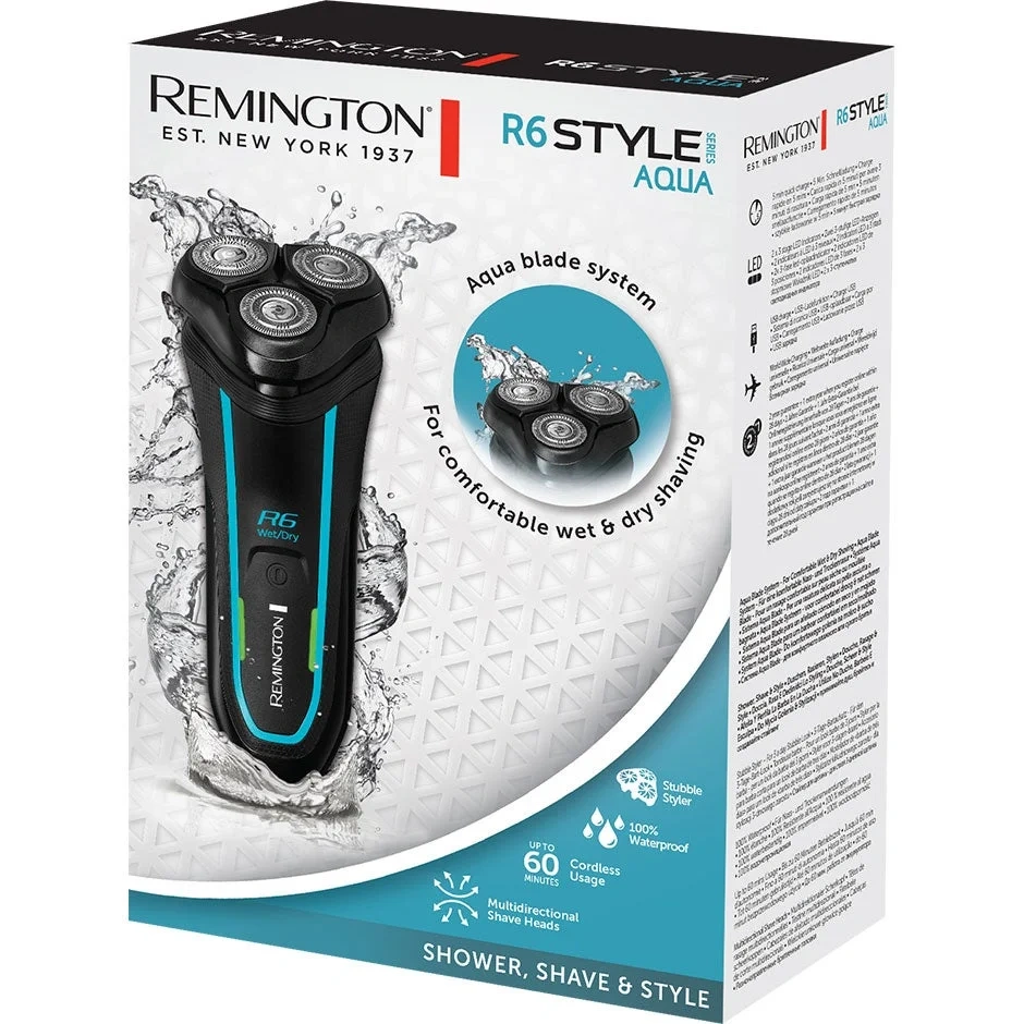 Remington Style Series Aqua Rotary Shaver (R6000)