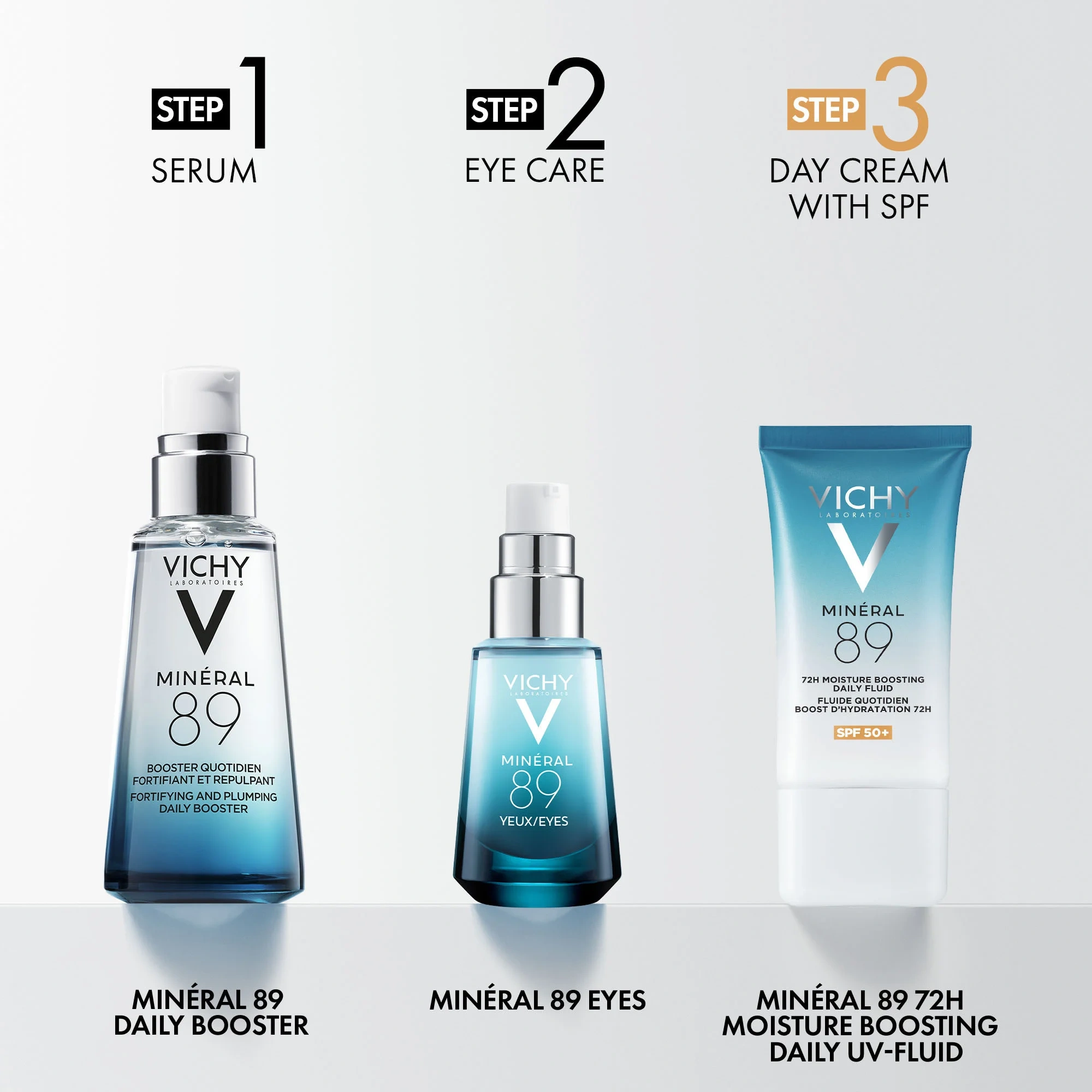 Vichy Minéral 89 72h Moisture Boosting Daily UV-Fluid SPF50, 50 ml