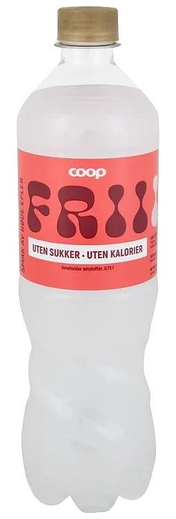 Leskedrikk frii smaken av røde epler cloudy  0,75l