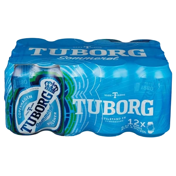 Tuborg Sommerøl 0,33lx12 boks