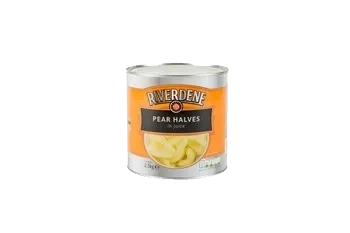 Päronhalvor i juice