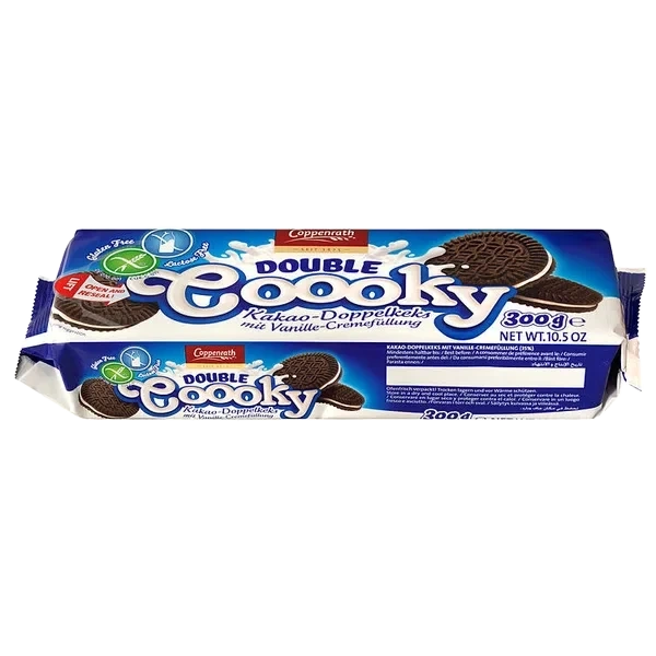 Double Coooky Kakaokjeks Glutenfri 300g