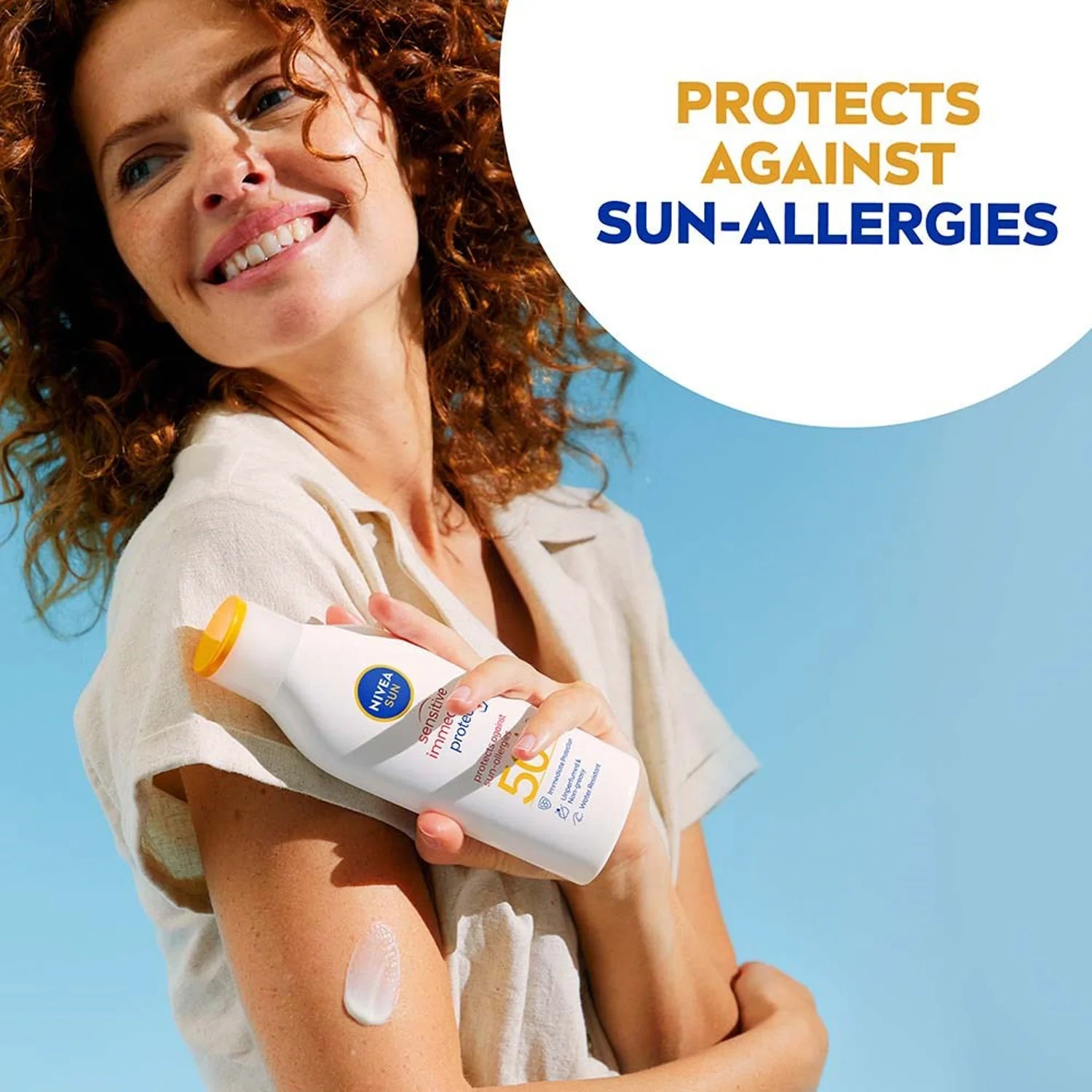 NIVEA Sun Sensitive Immediate Protect Lotion SPF50+