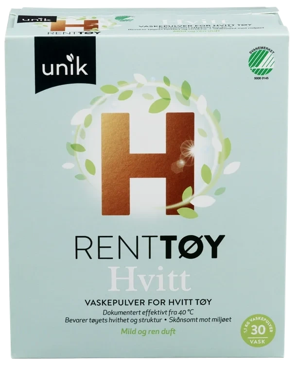 Tøyvask Hvitt 1,1kg Unik