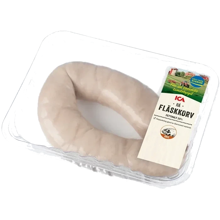 Fläskkorv rå 400g ICA