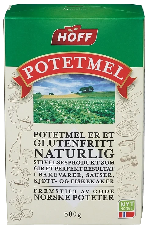 Potetmel i sjaktel   500g