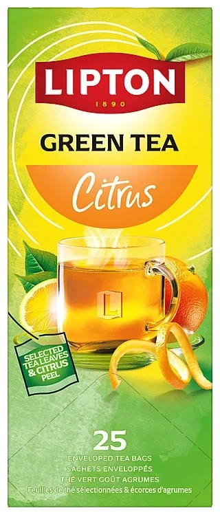 Lipton green tea citrus 32,5g  25bg