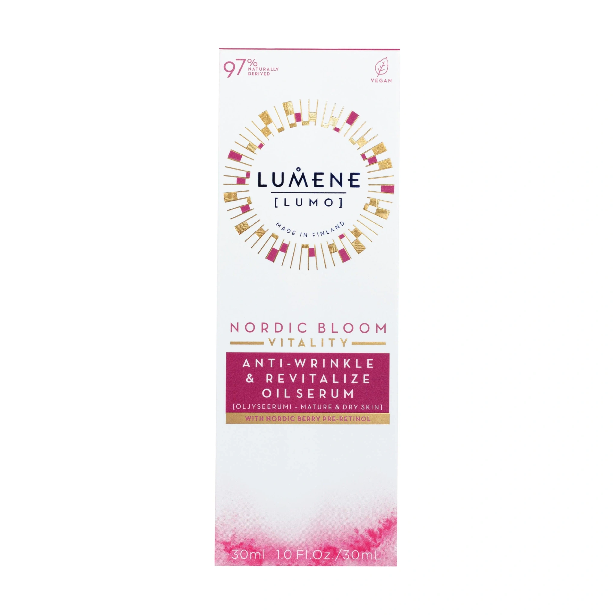 Lumene Nordic Bloom Vitality Anti-Wrinkle & Revitalize Oil Serum, 30 ml